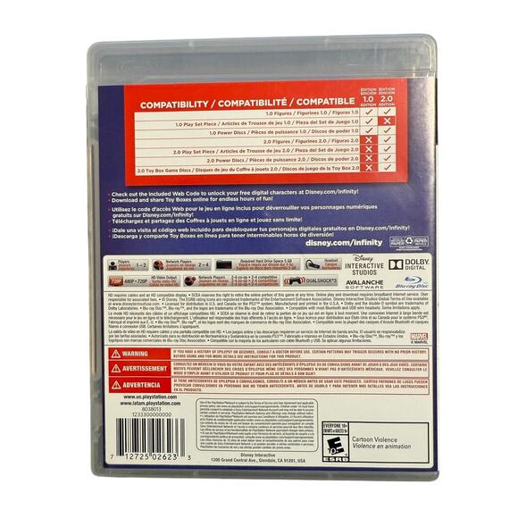 Disney Infinity 2.0 PS3 Game Very Good Condition - 2014 Release - Picture 2 of 6